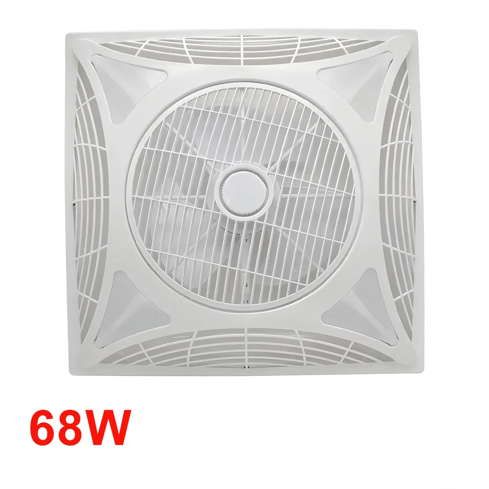 Ventilador de Techo con Luz OStarkDom 68W LED, Motor AC Silencioso, 3 Velocidades, Mando a Distancia, Función Verano/Invierno, IP20, 3 Años de Garantía - Blanco 55cm OstarkDom-leduni