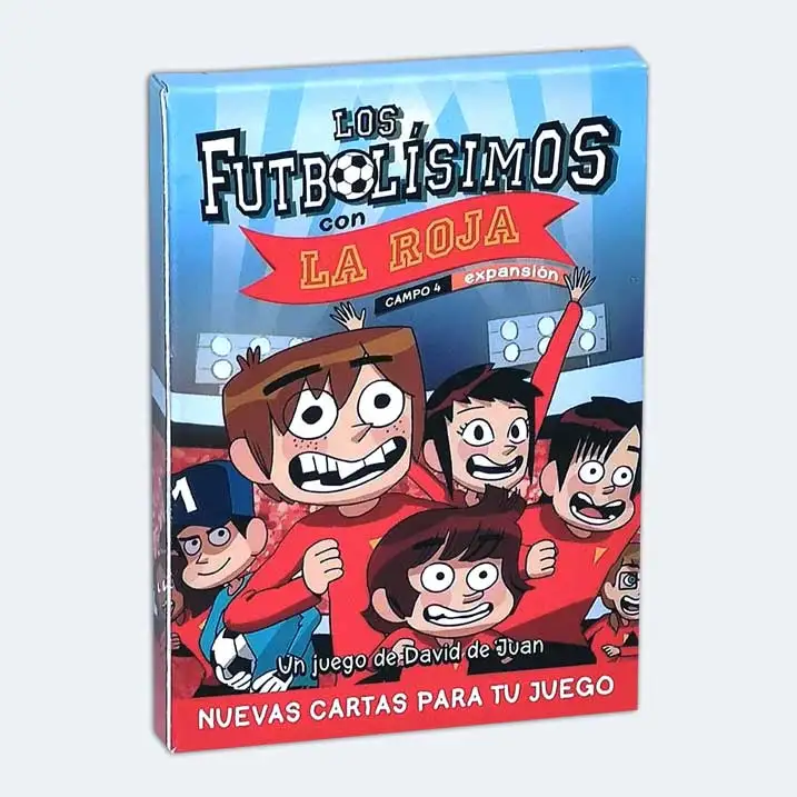 Los Futbolísimos con la Roja - Campo 4, Expansión del divertido juego de cartas Los Futbolisimos Campo 4
