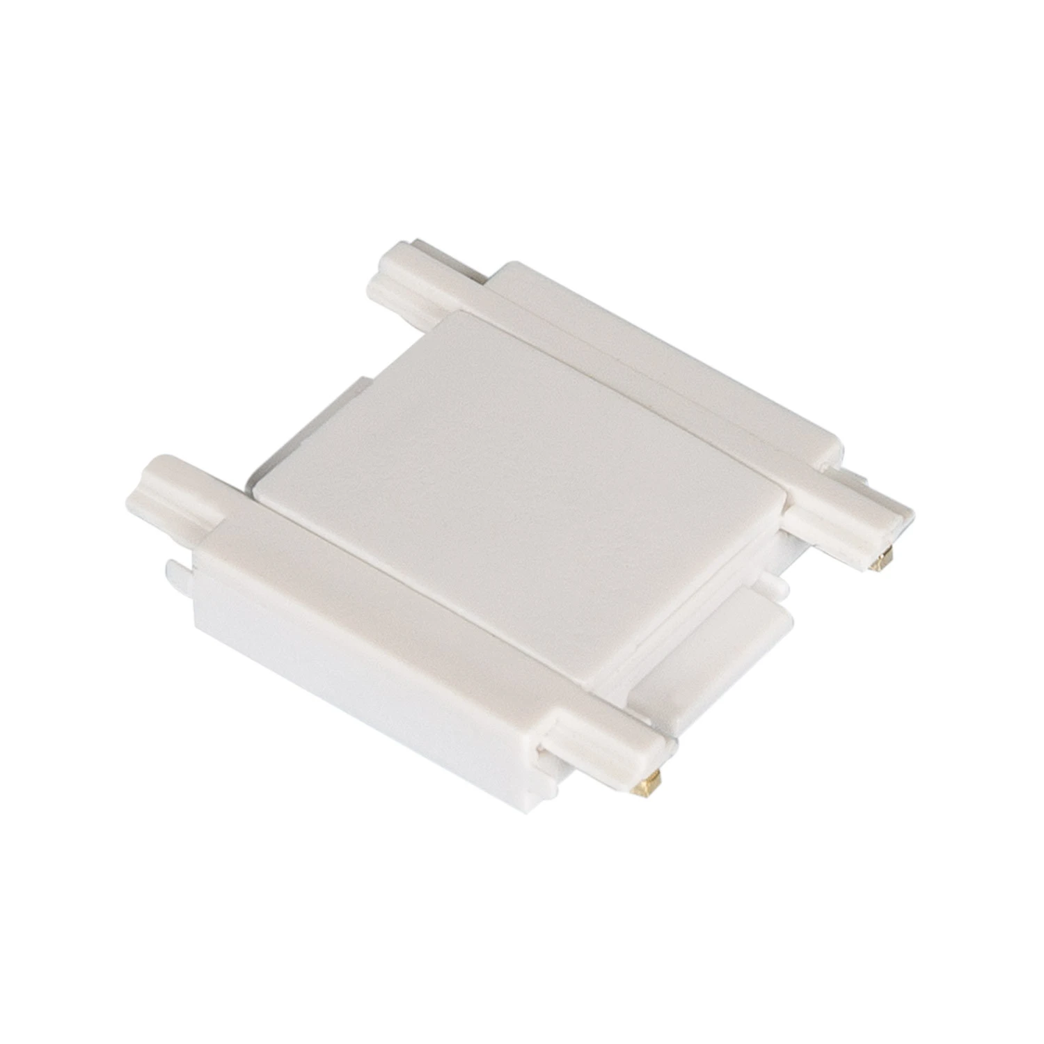 Ledkia Conector de Unión para Carril Magnético 25mm SuperSlim 48V Superficie Blanco