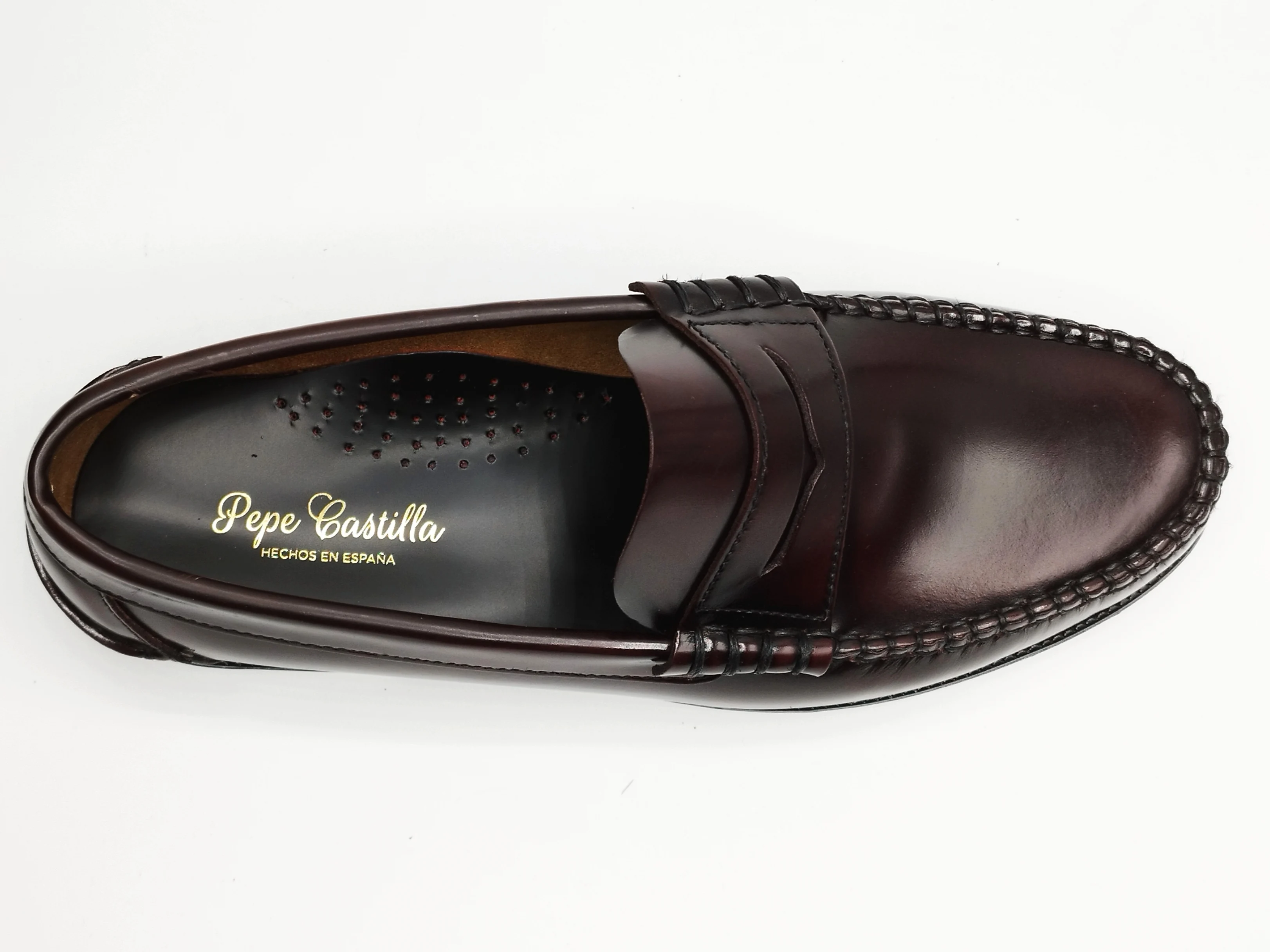 Castellano brand pepe castilla made in spain mo 904 absolute comfort burgundy rubber sole-also available in small sizes 35-40 -consult model in the store