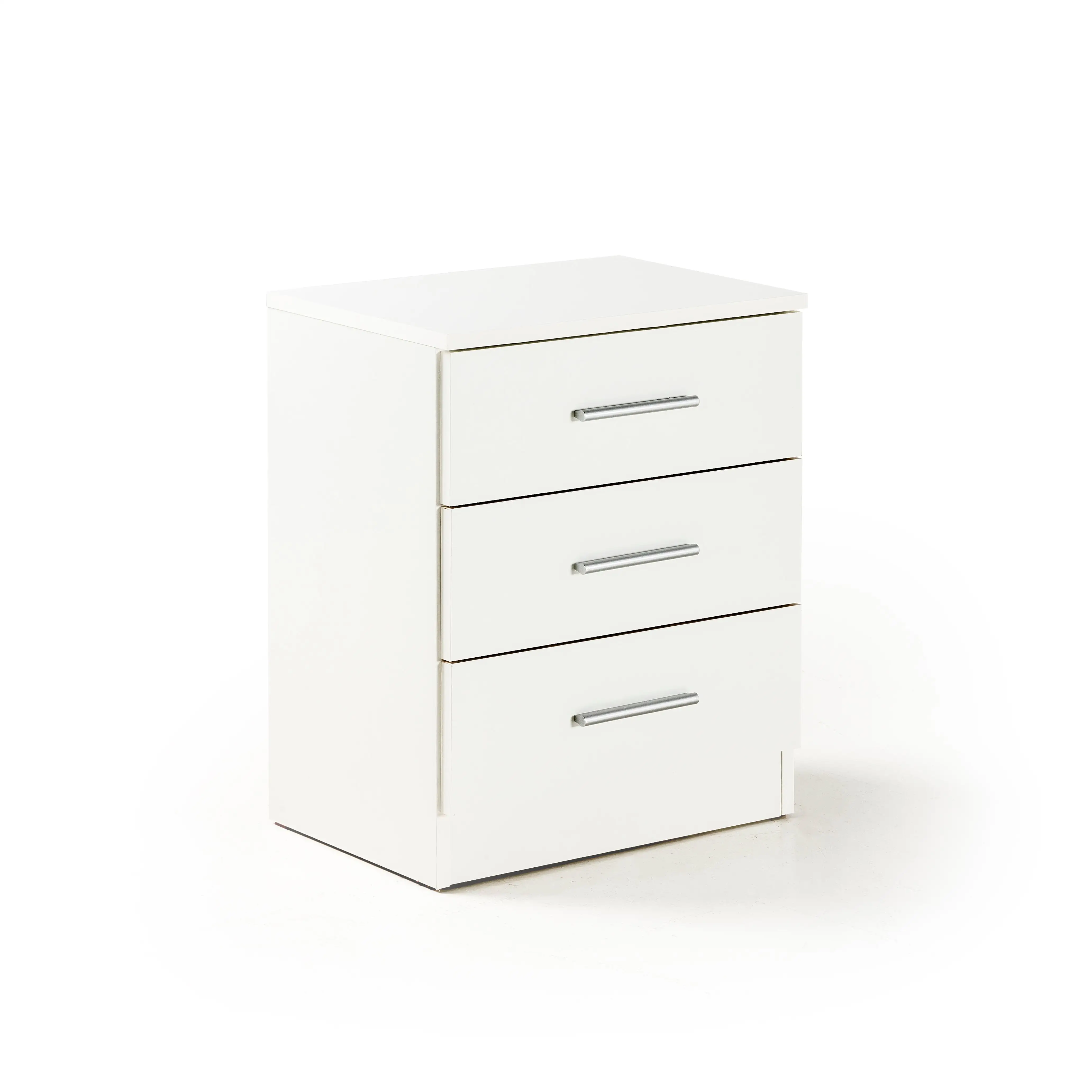 KAMIBIA | Bedside table 3 drawers white color. Transport included.