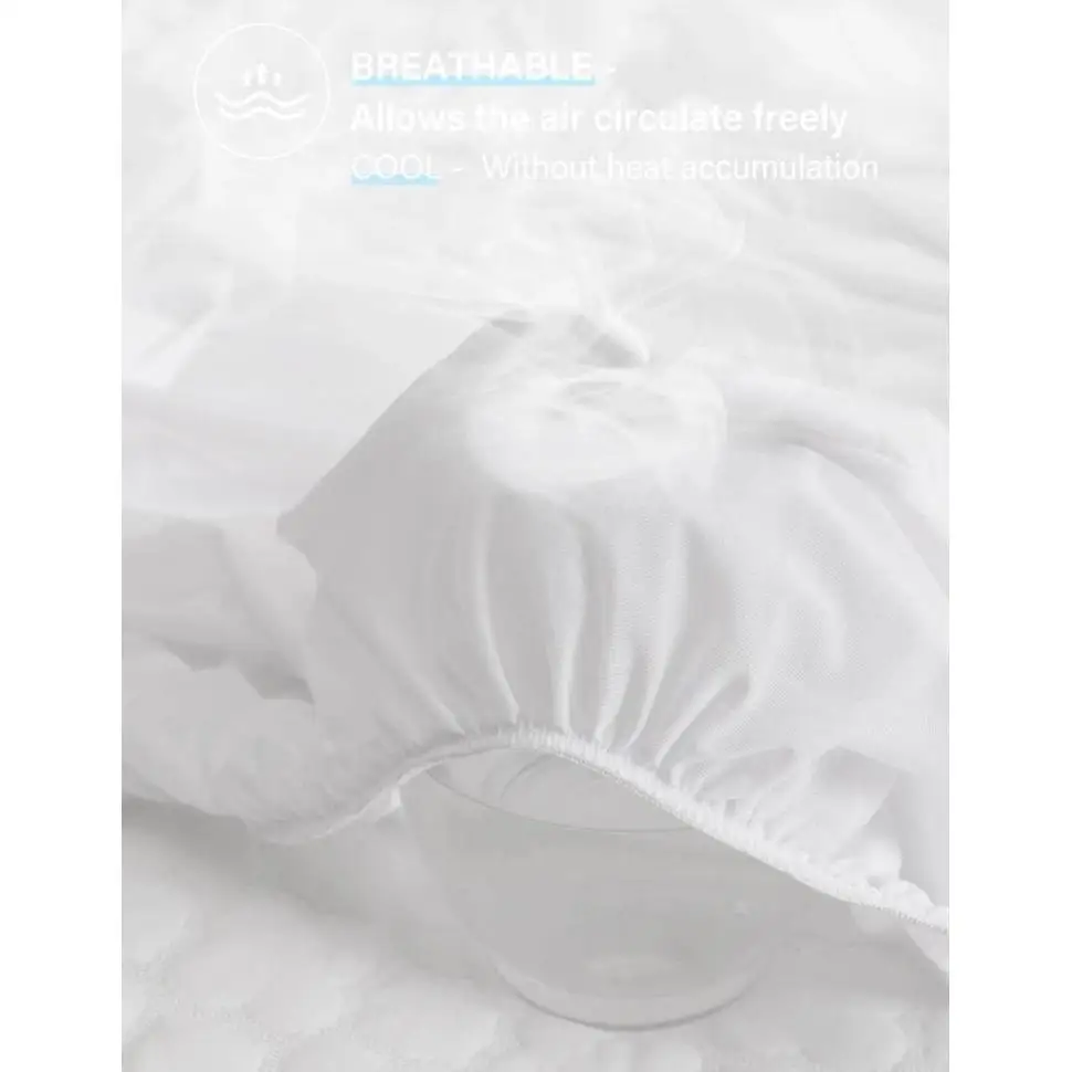 Sabana Bajera Ajustable para cama de 105 cm ,100% ALGODÓN Serie Oro En Color Blanco , CAMA DE 105 - Gran Calidad