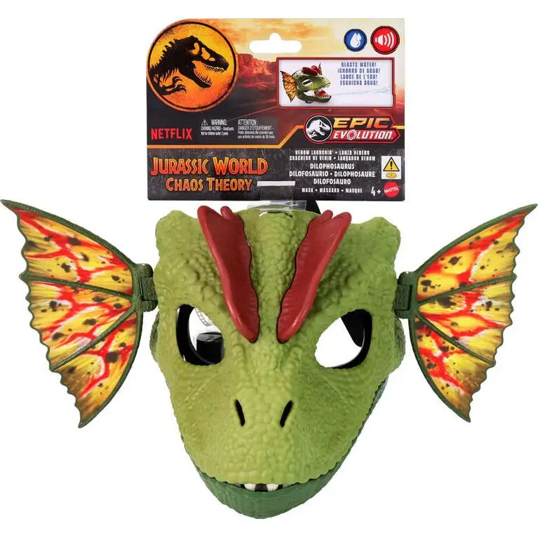 Jurassic World Mascara Dilofosaurio Mattel HXF55