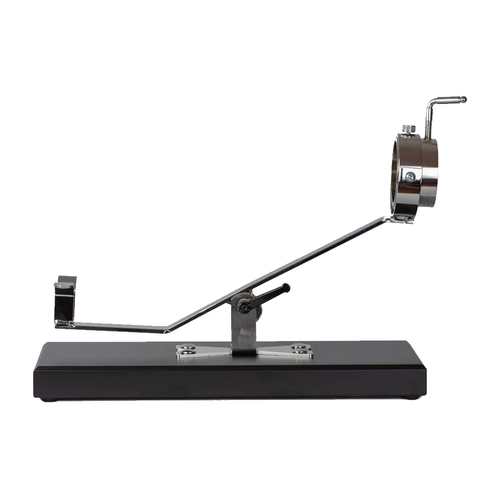 Jamonero profesional de acero inoxidable 304 - Soporte giratorio 360° para jamones ibéricos/pata negra/serrano, base antideslizante para una perfecta fijación - ideal para casa/bar/regalos