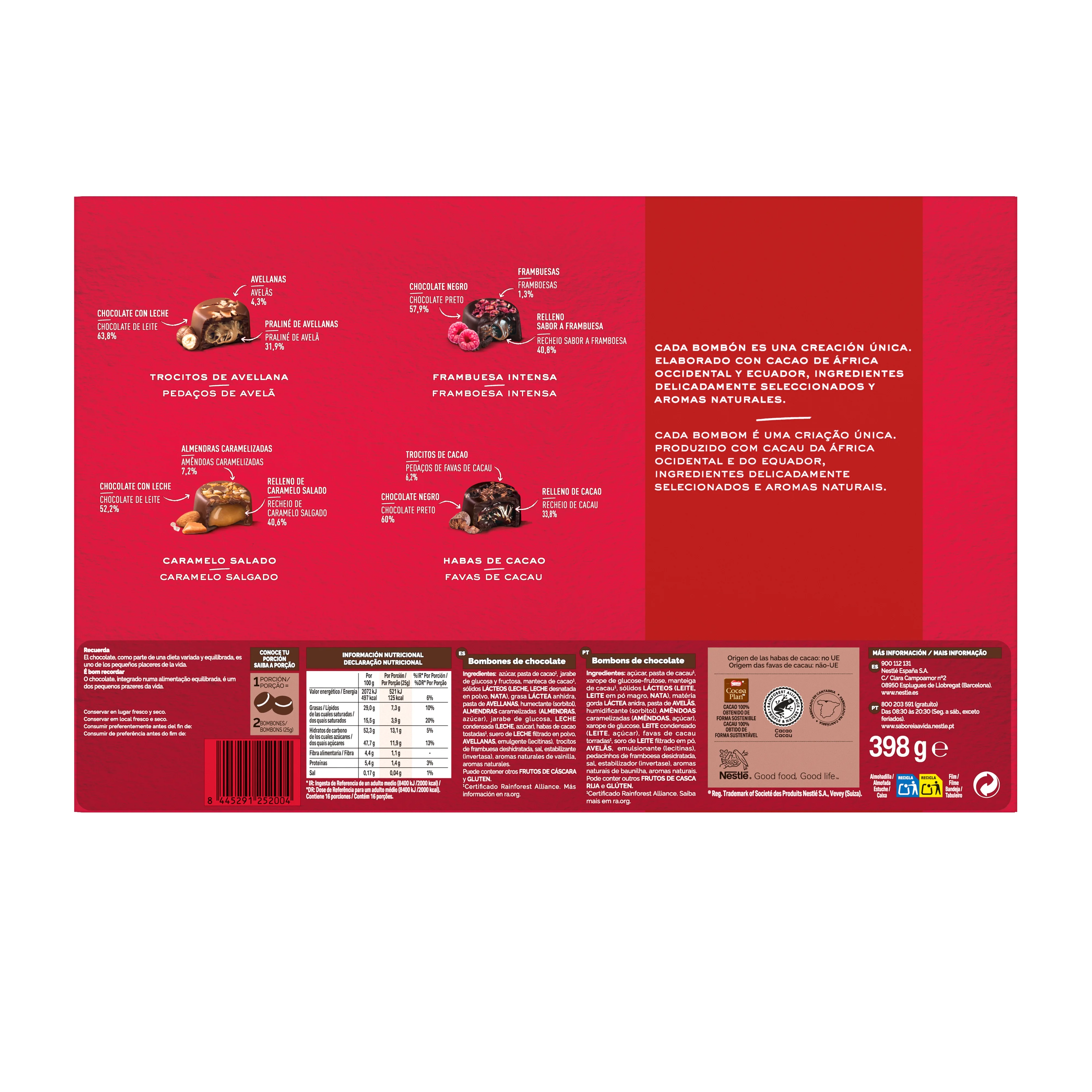 Nestle red box CREATIONS Chocolate chocolates-398g case | Unique experience with innovative flavors, Ideal for Chocolate lovers-3 piece Pack