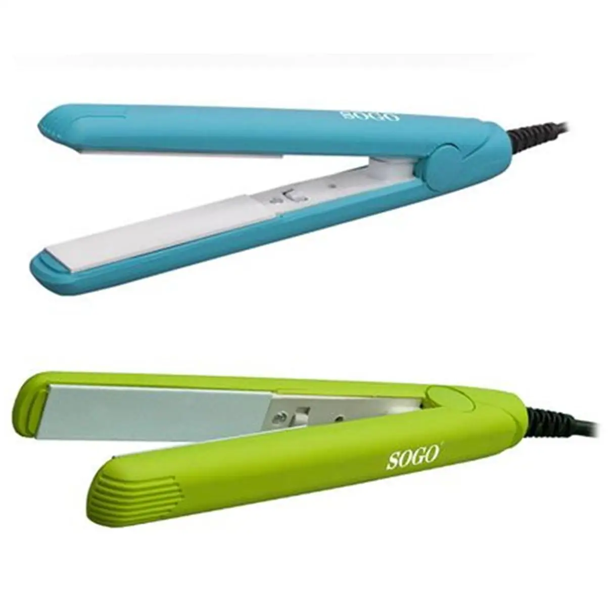 Plancha de Pelo Sogo PPE-SS-3802-PG con Interruptor On/Off y Luz Indicador