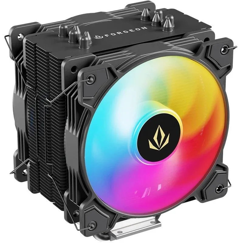 Ventilador CPU Forgeon Solarian 5Pipes Negro ARGB 2x120mm Negro