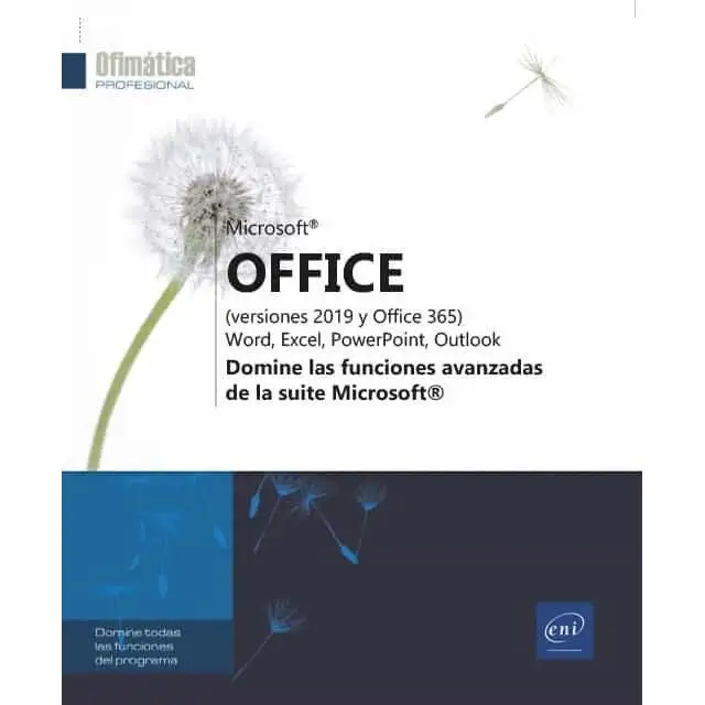 Book MICROSOFT OFFICE 2019 and OFFICE versions 365 WORD EXCEL Editorial ENI editions