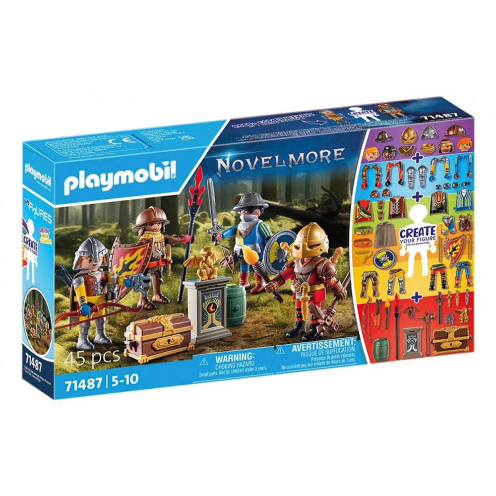 PLAYMOBIL MY FIGURES - CABALLEROS DE NOVELMORE, 71487, TIENDA CON LICENCIA OFICIAL, ENVÍO URGENTE 24-48 HORAS PENÍNSULA