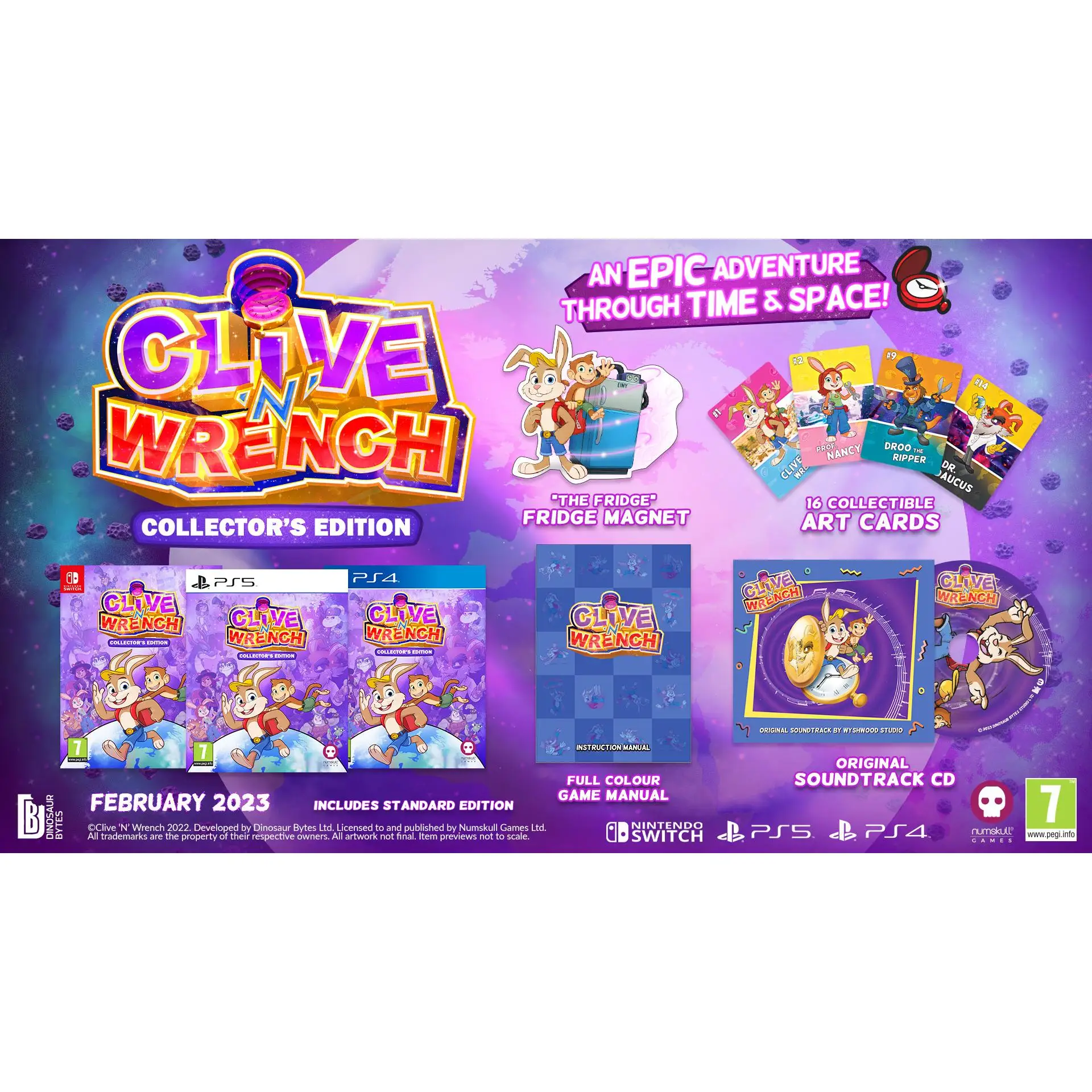 Clive 'N' Wrench Collector Edition - Nintendo Switch - Nuevo precintado - PAL España