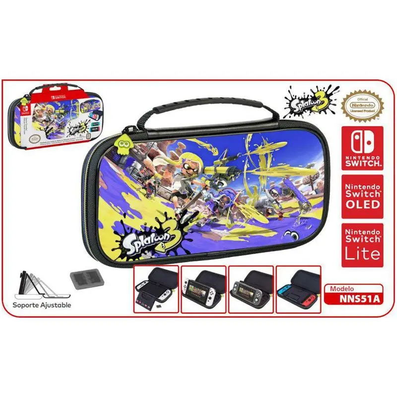 Nintendo Funda De Viaje Splatoon 3 Deluxe Switch Nns51a - Switch - Nuevo