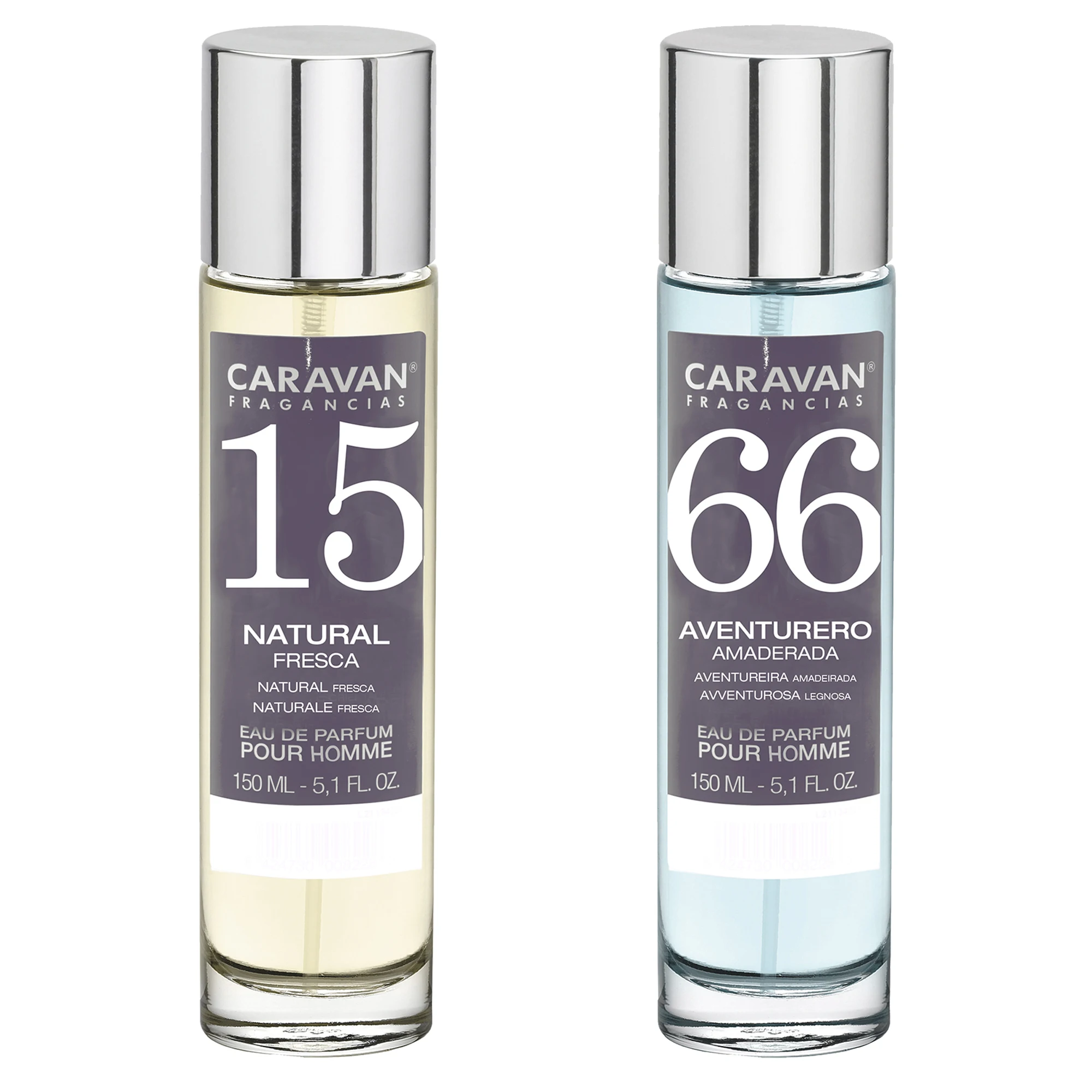 #66 and #15 CARAVAN Men's 2 perfumes Set