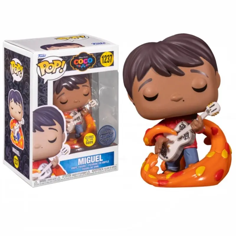 Funko pop! Disney coco, miguel with guitar (gitd) (special edition) 1237 #1