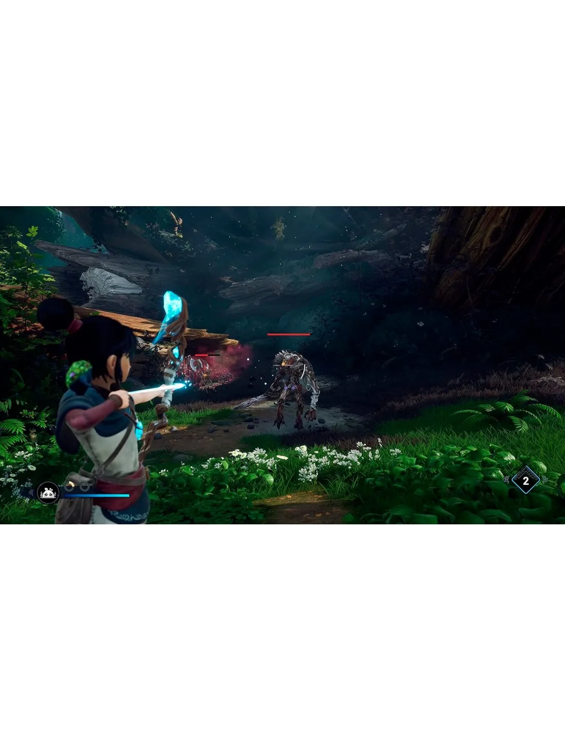 Kena: Bridge of Spirits Deluxe Edition - PS5 Game, Spanish Version, includes original soundtrack, exclusive Kena staff, Rot golden appearance, and physical sticker sheet for ages 12-15, perfect for video game enthusiasts. #2