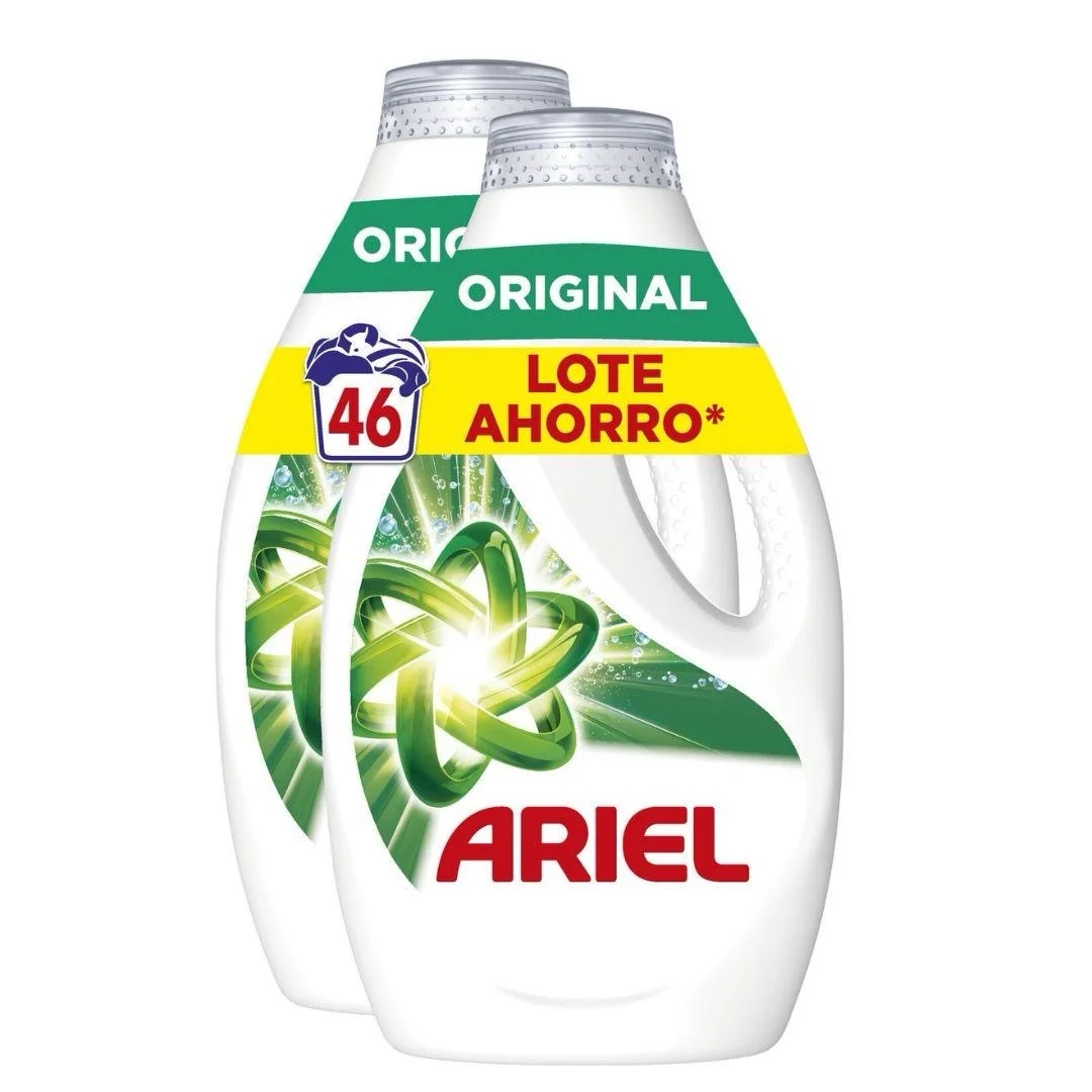 Original Ariel liquid detergent 46 washes (Pack 2x23) -deep cleaning and radiant shine for your clothes