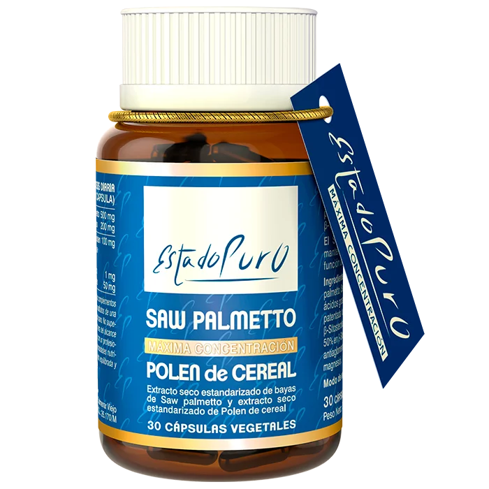 Tongil Saw Palmeto Polen 30 cápsulas - Suplemento alimenticio para el bienestar masculino