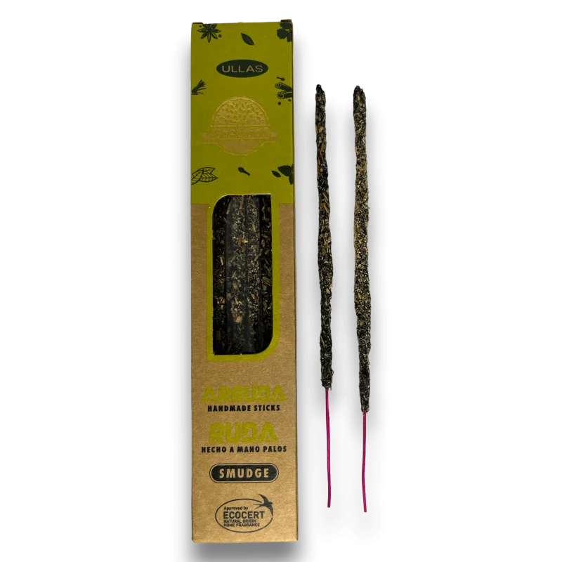 Ullas de ruda incense - arruda - ullas - handmade - 25gr - made in india - 100% natural - ullas organic incense