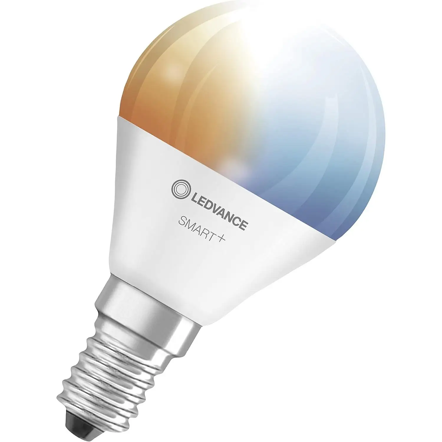 Ledvance - Smart+ Mini-ball 40w/2700-6500 Frosted E14 Wifi Regulable, 470 Lúmenes, 5 W, Tunable White