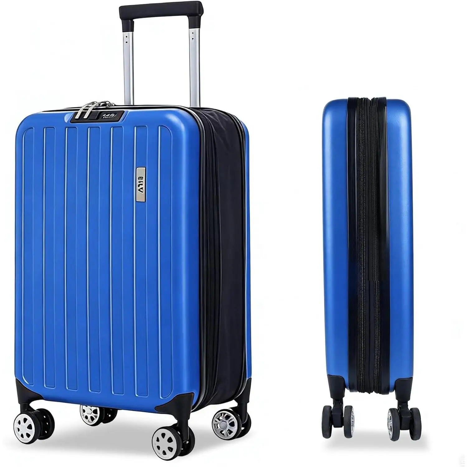 Artree | Maletas ABS extensible de cabina  55 X 35 X 23 cm, Equipaje de mano, Maletas pequeñas 10 kg  Rígida de Polipropileno con 4 Ruedas Dobles 360° y Cierre de seguridad, Maletas cabina avión para