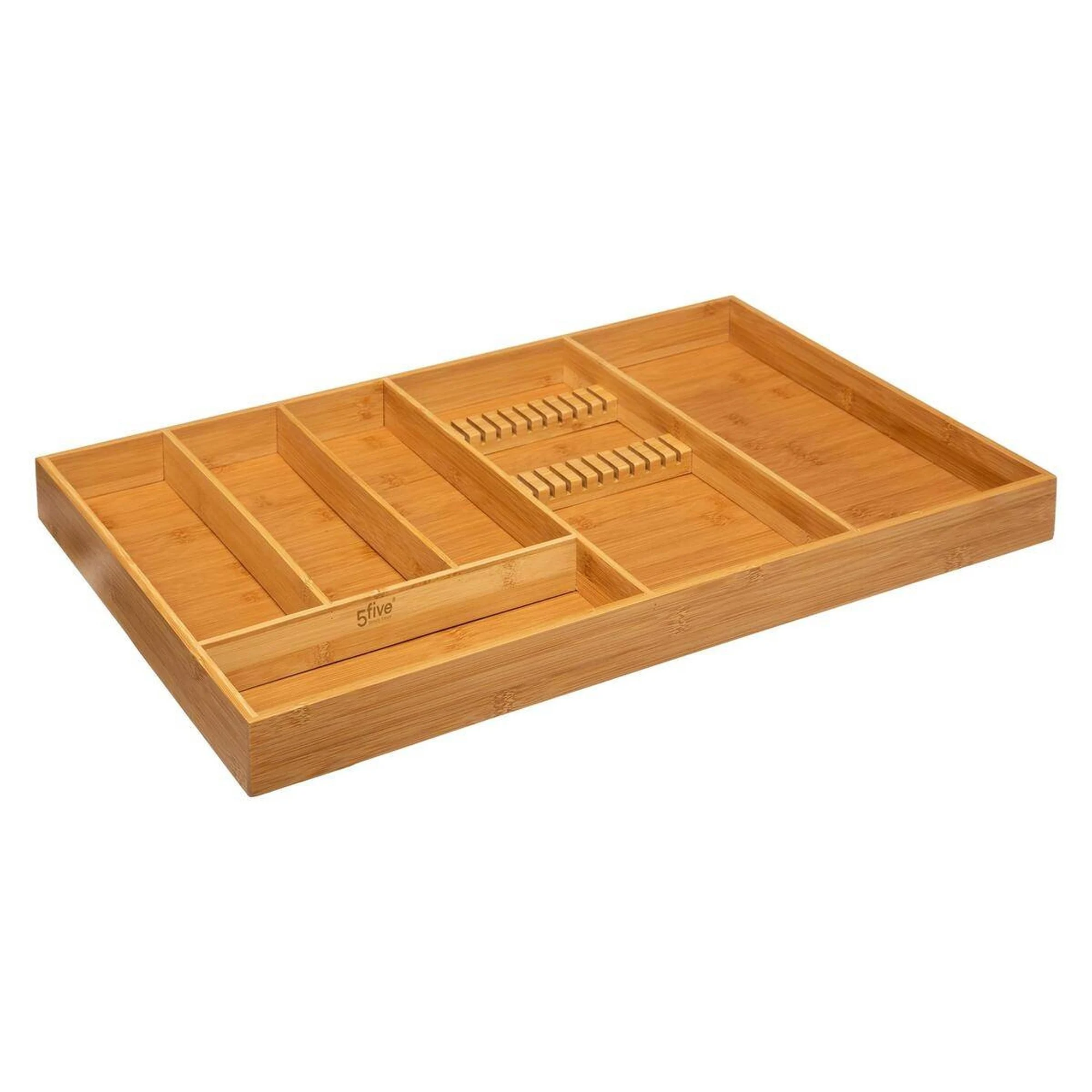 5Five Simply Smart 5Five, Vassoio Portaposate Tidy Smart Bamboo A 3 Scomparti , Leroy Merlin - Imagen 2