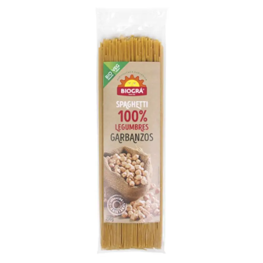 Bio Vegan chickpea spaghetti 250g Biogra