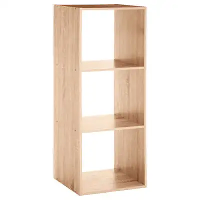 Factory Pictures-Natural Shelf Teo 3 Compartments-Wood-100.5x34.5cm