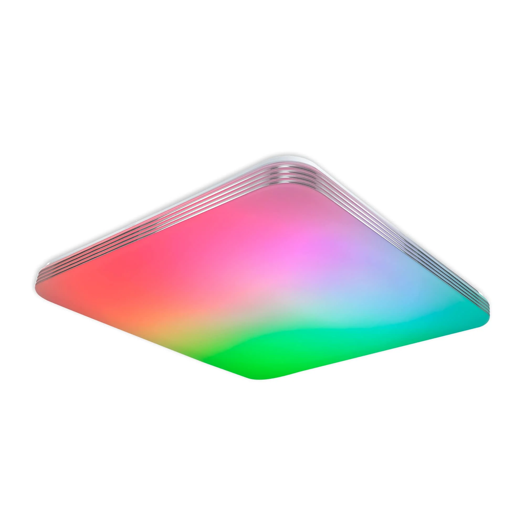 Smart ceiling KSIX Twilight, RGBIC + CCT, 47,5 cm, 7.700 lm, 70 W, App iLink, White