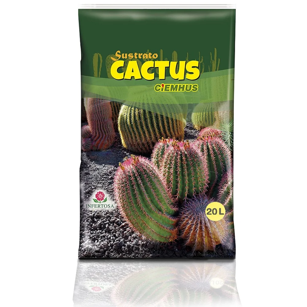 ✅Sustrato ESPECIAL CACTUS - Infertosa 20 litros. Un sustrato enriquecido indicado para todo tipo de cactus ,plantas crasas y suculentas.