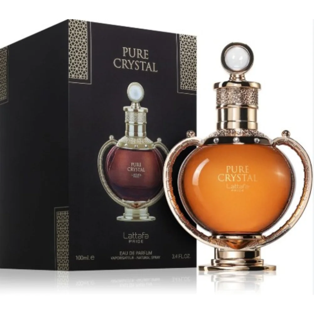 Perfume Árabe 100% Original Lattafa Pride Pure Crystal – Lujo y Elegancia Unisex 100 ml