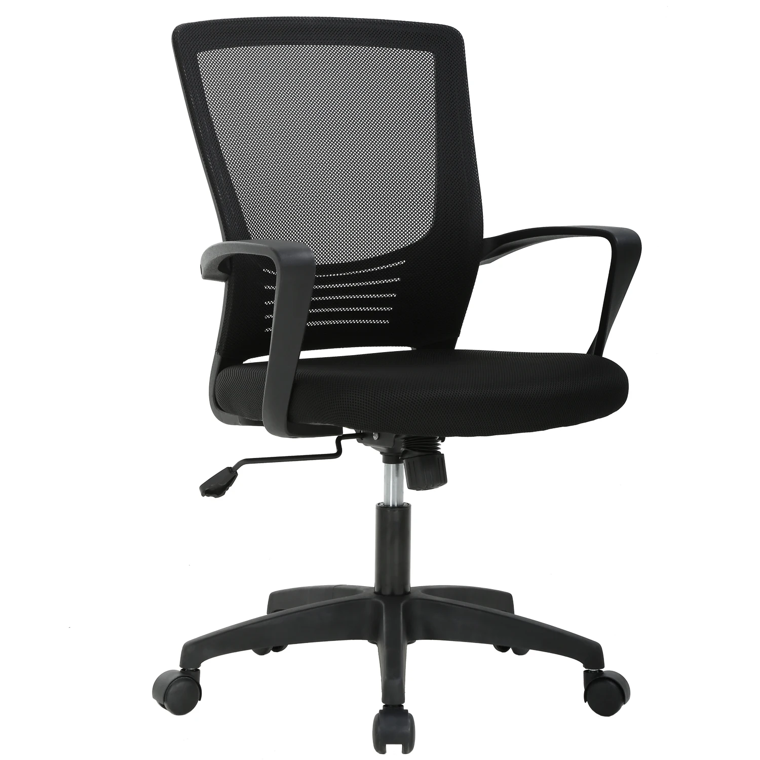 T-lovendo-Ergonomic office chair or desk with lumbar support and breathable mesh backrest. Adjustable height. Swivel