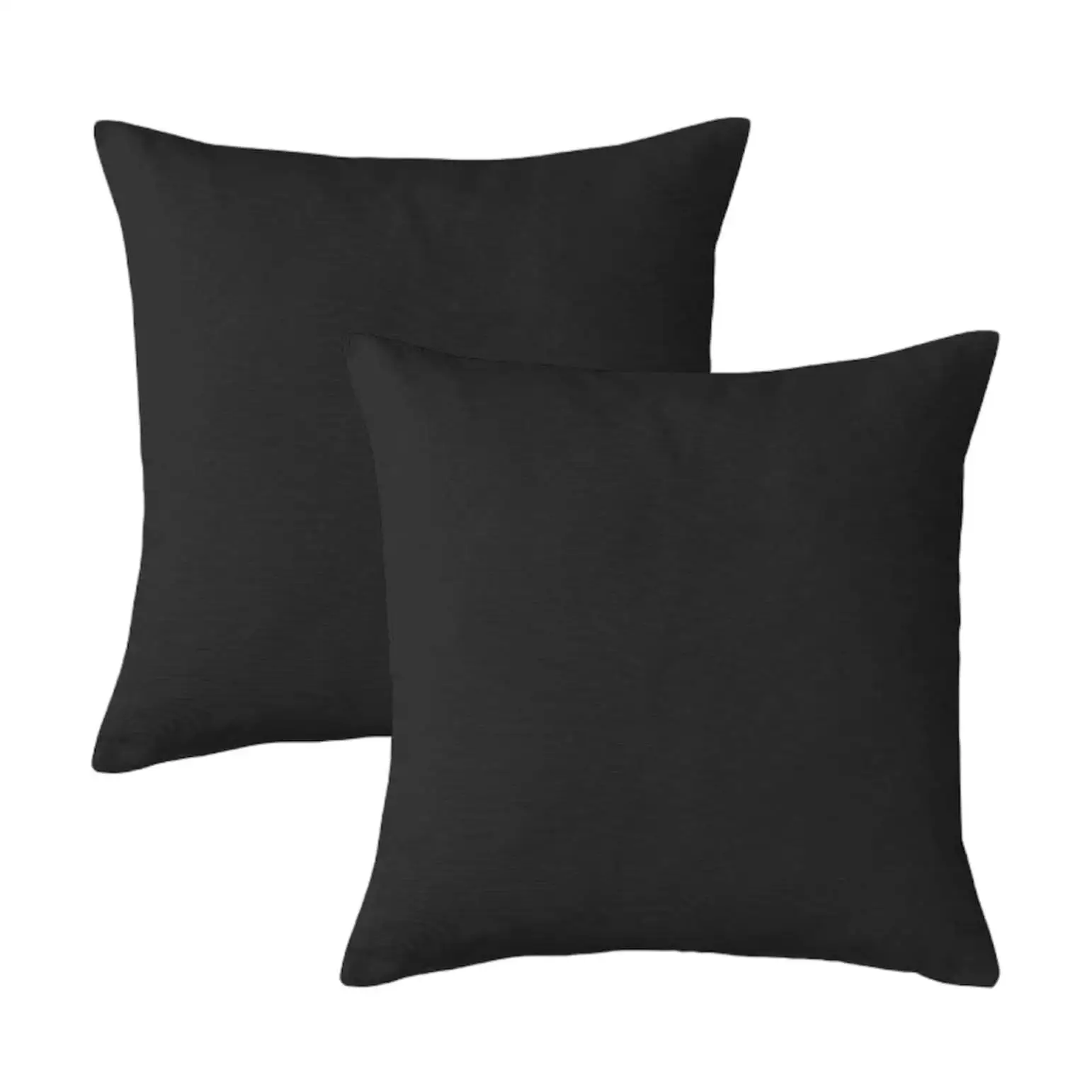 Funda Cojin 45 x 45 cm - Pack 4 Fundas de Cojin - Color Liso  - Suave al Tacto - Cojines Decorativos - Cojines Sofa (45 x 45 cm）