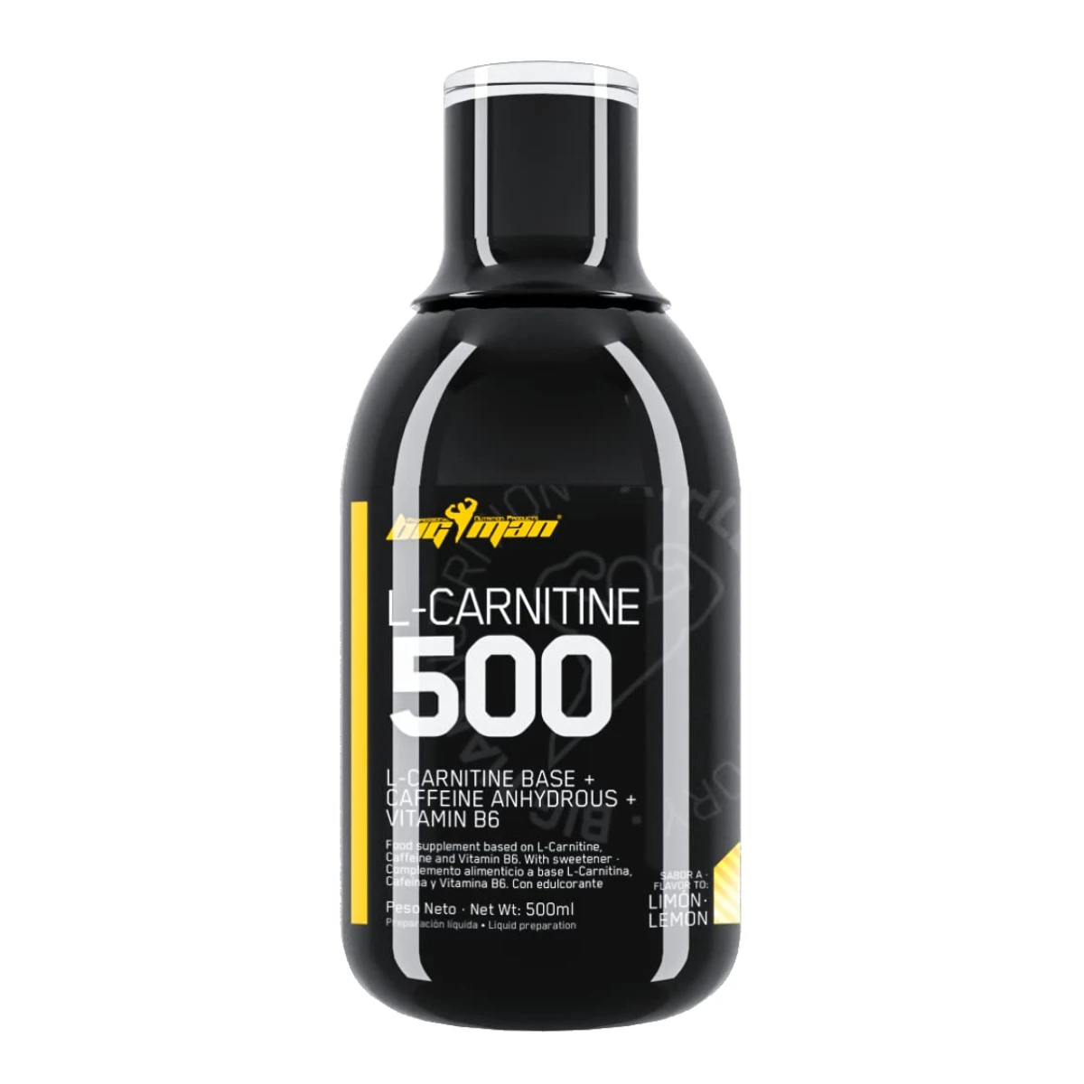 Big Man Carnitine 500 - 500 ml Suplemento Líquido para Control de Peso