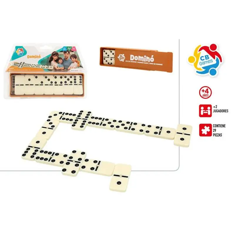 ColorBaby Juego de mesa Domino juego clasico y muy popular calidad de CB games oficial y original garantizado