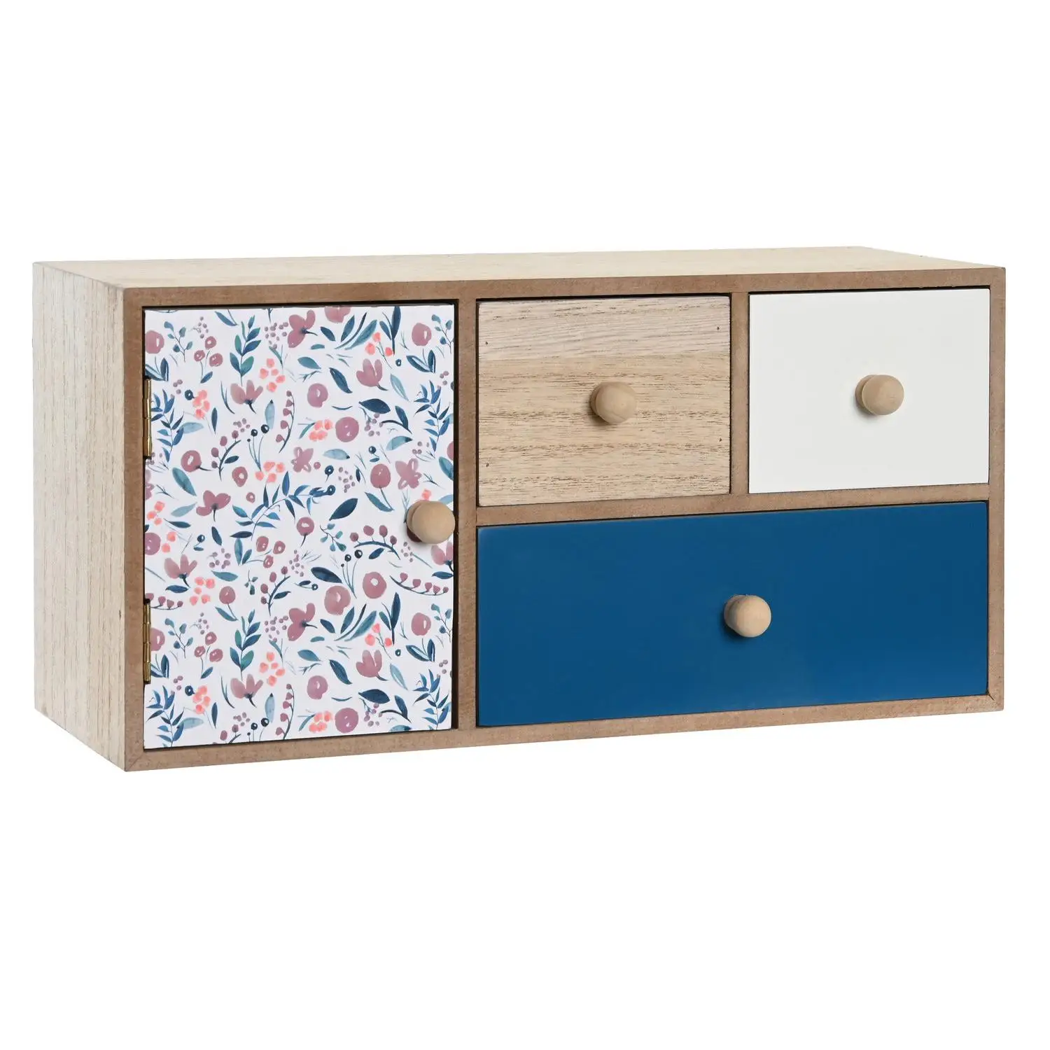 Joyero Mdf 30X12,5X15 4 Cajones Multicolor El mejor complemento para tu hogar  -Fijalo_