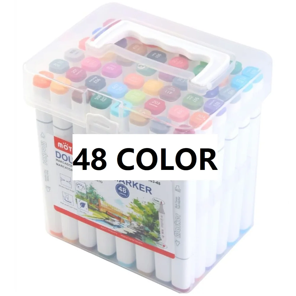 Estuche deROTULADORES 24/48 colores,ROTULADORES CON CAJA,MALETIN DE ROTULADORES,Rotuladores de Doble