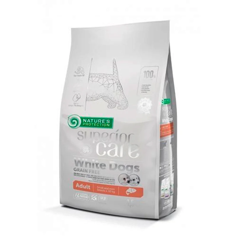 Nature's Protection White Dog Adult Grain Free Salmón Pienso para Perros