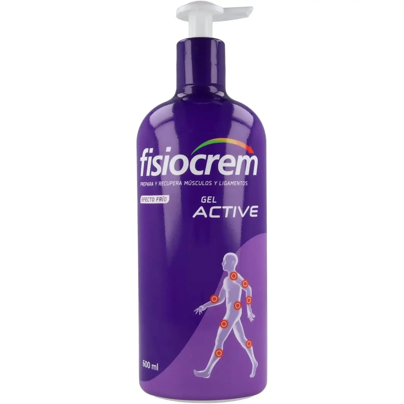 Fisiocrem active cream gel 600ml - natural massage solution