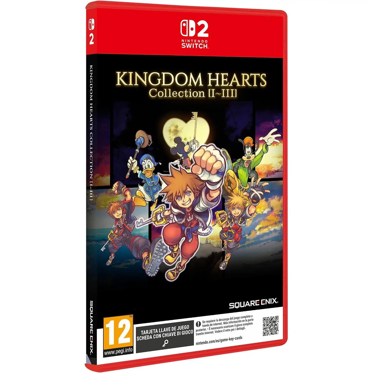 Kingdom Hearts Collection I-III Game Key Card - Switch 2 Version - Version EspaÃ±a