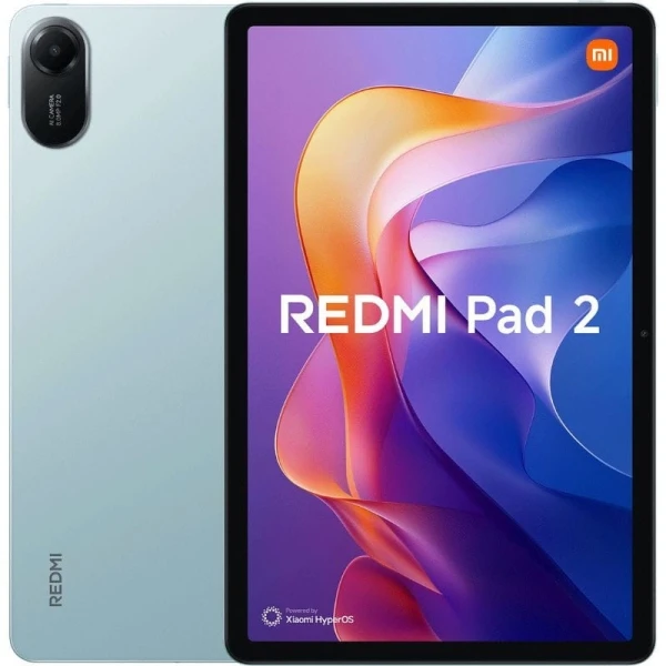 Xiaomi Verde Redmi Pad 2 Tablet 11” 2.5K 90Hz - 8/256Gb - Wifi - Bluetooth - Camara 8Mp - Bateria 9000Mah - Carga Rapida De 18W - Color