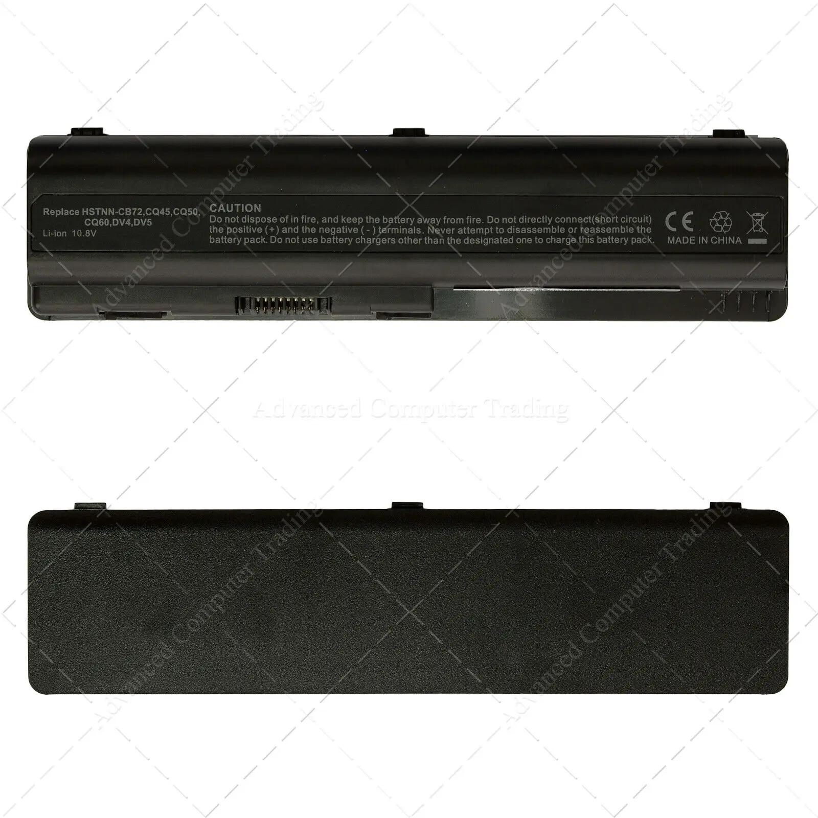 Advanced Computer Trading battery HP Compaq Presario CQ70 CQ45 CQ50 CQ60 CQ40 CQ61 CQ71 DV4-1000 DV5-1000 10.8V 4400mah-Black-high capacity