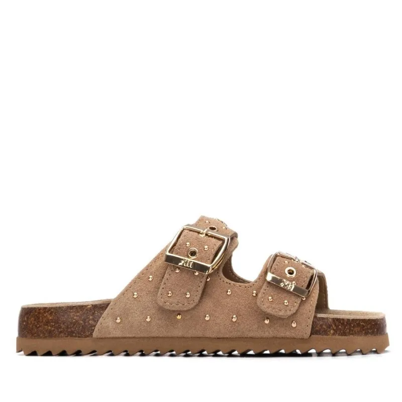 Sandalias bio de niña XTI KIDS 153044 01 BIO DOS HEBILLAS SERRAJE CAMEL 38020 26V