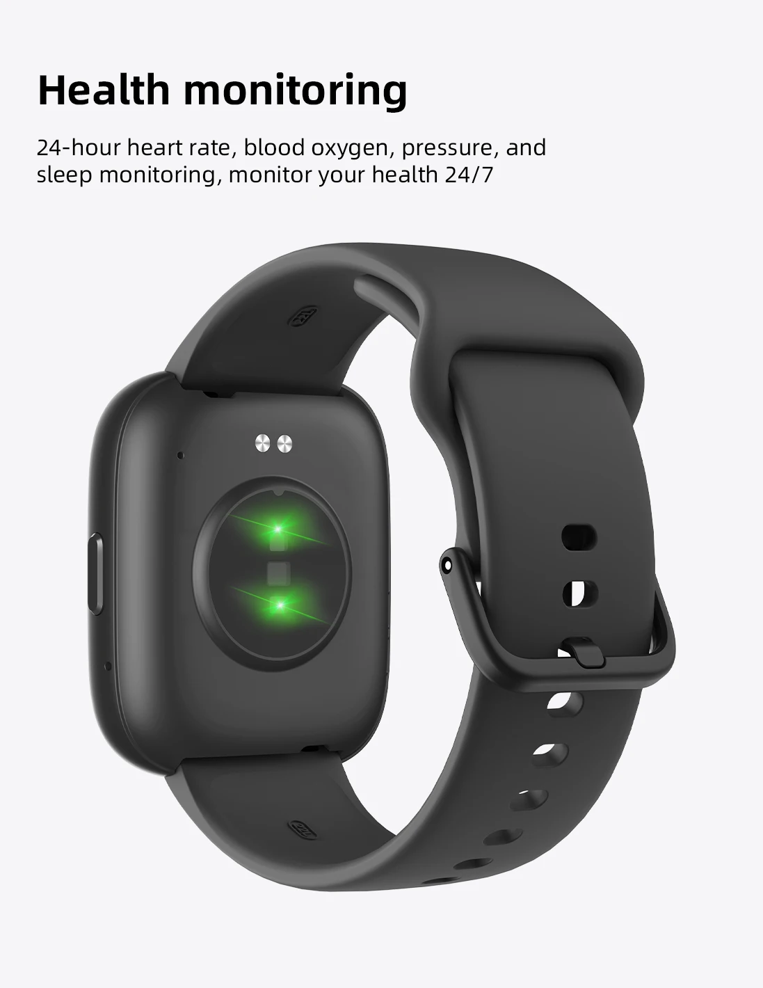 Smartwatch 1.83" TFT-LCD IP68 with Bluetooth Calling, Alexa, 100 Sports Modes, Heart Rate and Sleep Monitor, Customizable Dials, 300 mAh Battery for iOS and Android, Smart Watch for Men and Women