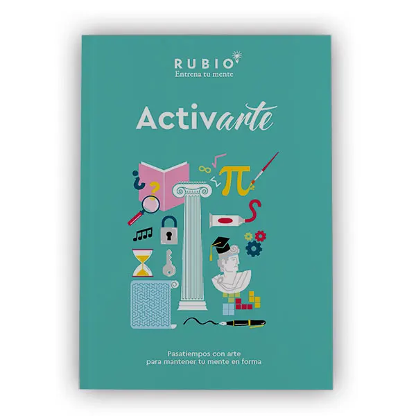 ActivARTE. Pasatiempos con arte para mantener tu mente en forma (vol. II). Entrena tu Mente. RUBIO. Pasatiempos para adultos