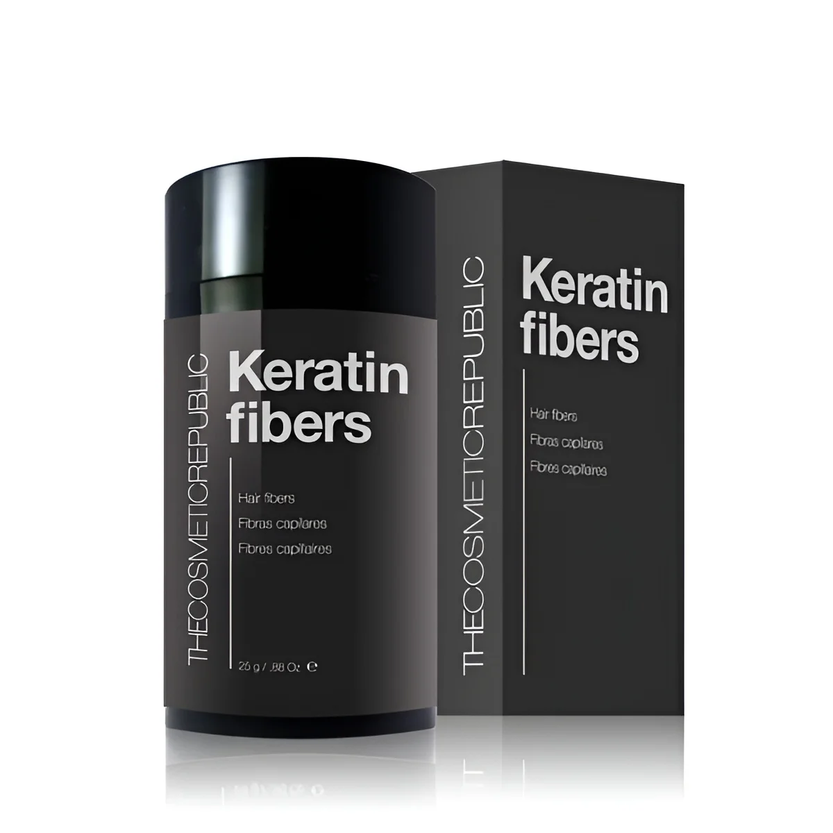 The Cosmetic Republic Keratin Pro Fibras Castaño Oscuro 25grs. - Solución Inmediata para la Alopecia