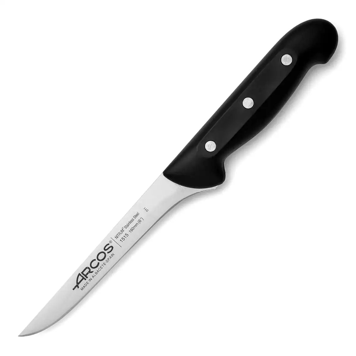 Arcos Cuchillo Deshuesador Maitre 151500 De Acero Inoxidable Nitrum Y Mango De Polipropileno Con Hoja De 16 Cm En Blíster - Imagen 5