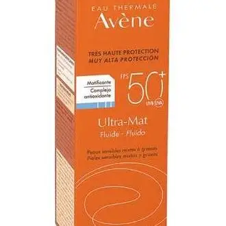 Avène Solar Ultra-Mat Fluido Pieles Mixtas A Grasas Spf50+ 50Ml