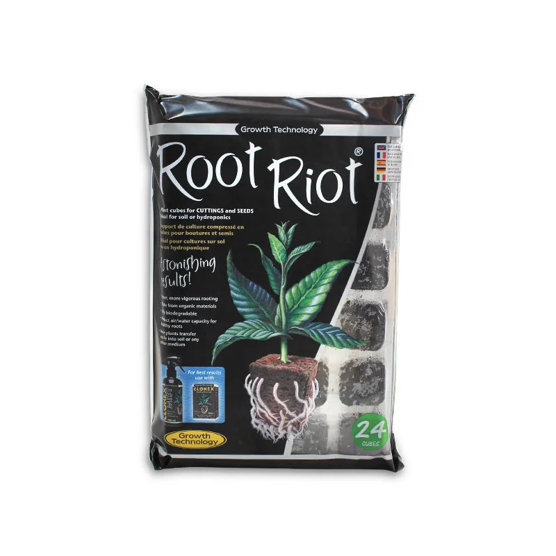 Bandeja Root Riot 24 alvéolos Tecnología de crecimiento