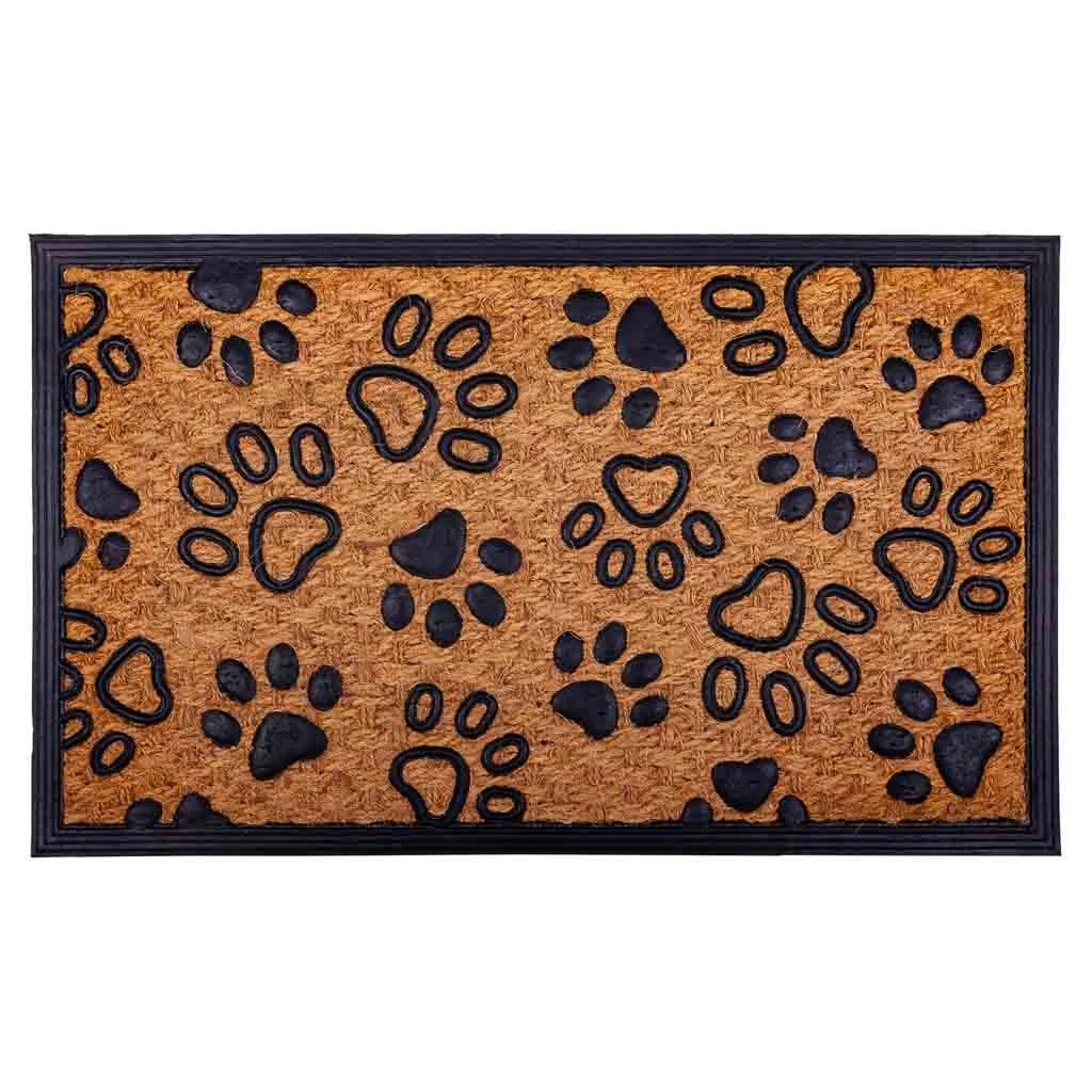 Wonderlust Deco - Felpudo de goma y fibra natural 45x75 Marrón 45x75h cm