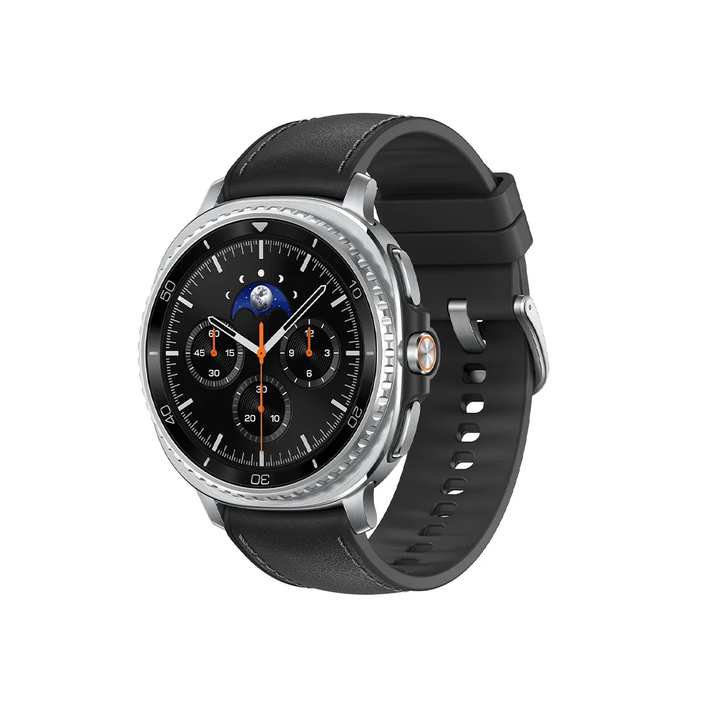 Samsung Galaxy Watch8 Classic 46 mm Bluetooth Reloj Inteligente, Negro/Blanco, Hybrid Strap, Galaxy AI, Procesador 3 nm, Asistente de Salud y Sueño, Seguimiento Deportivo, L1+L5 Dual- Frecuencia GPS,