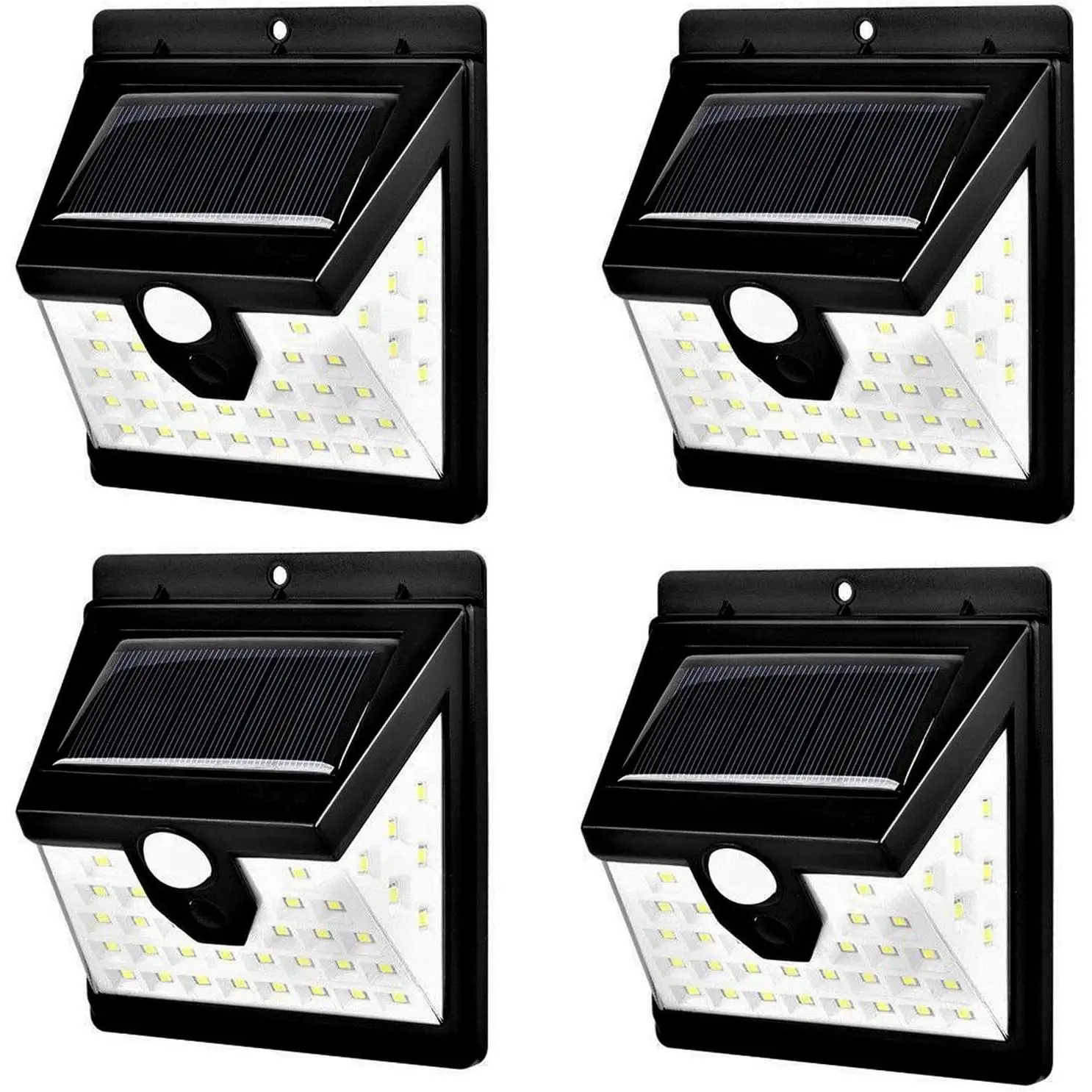 «EUROXANTY Luces solares para Jardín | Set de 4 Focos Led de Exterior | Lámparas solares de Exterior
